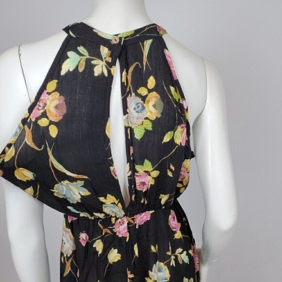 JANUARY 7 Women's Floral Printed Jumpsuit Romper Shorts Multicolor Size Large - Picture 2 of 4